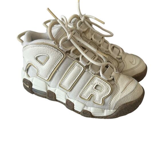 Nike Air More Uptempo '96 GS Coconut Milk Team Gold Youth 1.5 DX1939-100 - Picture 1 of 8